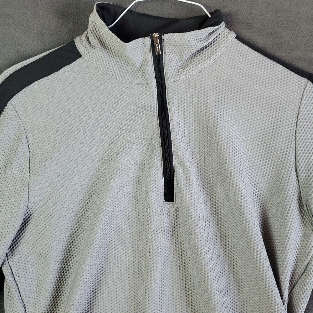 Lauren Ralph Lauren Active Women's S/XL 1/4 Zip Pullover Jacket Gray Lightweight - Picture 4 of 10